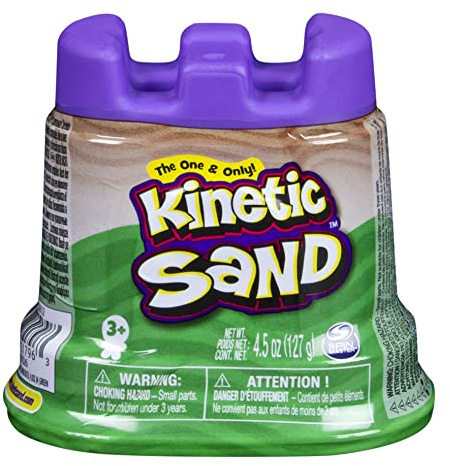 Kinetic Sand 20084080 Mini-Burg mit Modelliersand, Grün