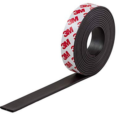 Magnetastico | Nastro magnetico autoadesivo con adesivo 3M | 1,2 Metro | Forte Forza Adesiva | Rotolo magnetic flessibile, calamite adesive, striscia magnetica autoadesiva forte, nastro calamitato