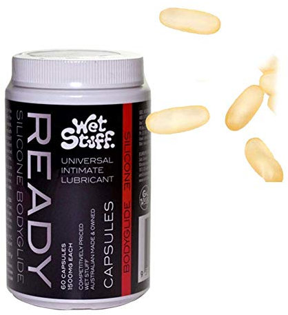 Wet Stuff Ready Gleitgel Kapseln 60 Stk Wet Stuff Ready Capsules, Gleitgel in Kapseln - hygienisch und diskret