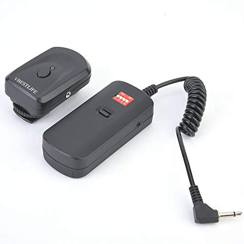 VBESTLIFE 16-channel Flash Trigger, Wireless Studio Flash Trigger Transmitter and Receiver Flash Speedlite Radio Trigger with Adapter for Canon, Nikon, Sony, Pentax and other cameras