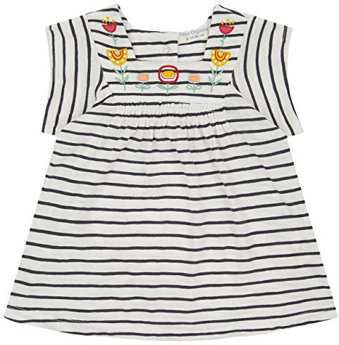 Sense Organics Tunika Shirt in A-Linie GOTS BW Weiß/Marine gestr 2011409 (86)