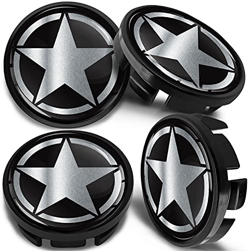 SkinoEu Nabendeckel 65mm kompatibel mit VW Skoda 4er Set Nabenkappen CV 43