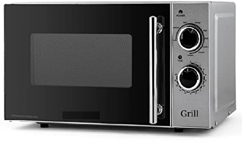 Microondas 20 L. Potencia 700W. Grill 900W (Resistencias de cuarzo). Frontal con detalle INOX. 5 niveles de potencia + grill + 3 Combi.