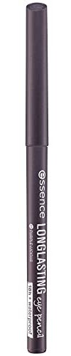essence LONG-LASTING eye pencil, Kajal, Nr. 37 purple-licious, violett, langanhaltend, farbintensiv, vegan, wasserfest, Mikroplastik Partikel frei (0,28g)
