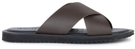 Geox män U ERICE B Slide sandal, kaffe, 42 EU, kaffe, 42 EU