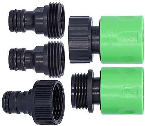 KIMISS Gartenbewässerungs-Schnellverbinder, Schlauchkupplung mit 3/4 NPT-Innengewinde, Langlebiger Kunststoff-Nippel für Bewässerungsgeräte für Rasen und Garten