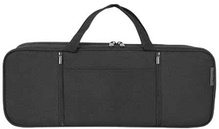Zqkimzi Funda de viaje para teclado, bolsa de teclado a prueba de golpes, bolsa de teclado mecánico, funda impermeable para teclado, bolsa protectora para teclado, bolsa de transporte para teclado