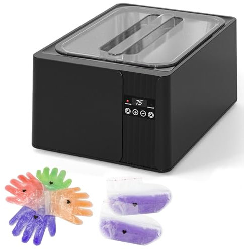 Paraffin -wachsbad, 9000 Ml Smart Wax Machine Mit Händen Und Füßenmaske, 3 Modi Erhältlich, Großes Volumen, Automatische Temperaturregelung, Digitaler Paraffin -wachswärmer Für Den Schönheitssalon