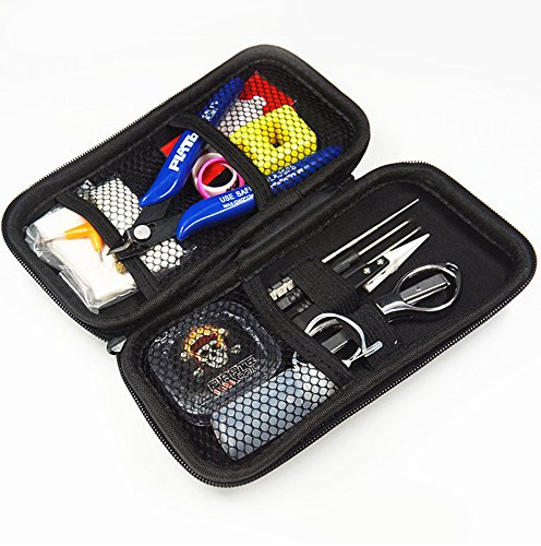 PINSUKY Kit de mini herramientas DIY V2 con pinzas de cerámica multifuncionales, ideal para atomizadores DIY - RDA/RTA/RBA (kit de herramientas DIY V2)