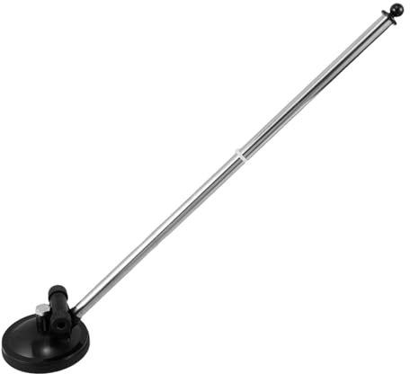 Toddmomy Magnetfuß Für Fahrzeugflagge Magnetischer Flaggenmast Fürs Auto Magnetischer Flaggenhalter Für Wohnmobile Universeller Flaggenmasthalter Robuste Basis Für LKW SUV ATV Fahrzeug