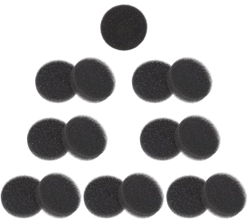 AMUSLESUR 15 Esponjas Limpiadoras de Brochas Maquillaje, Caja Compacta de Limpieza de Secado Rápido, Esponjas de Maquillaje Reutilizables para Eliminación de Color, Herramienta de Limpieza