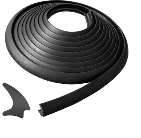 Bordfly Für Wohnmobil Fensterdichtung Aus Hochwertigem EPDM Gummi Mit Wasser Und Staubschutz Geräuschreduzierung Sowie Wärmedämmung Für Stationäre Glasscheiben(20ft)