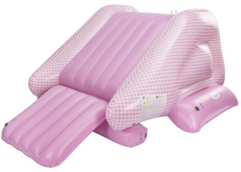 Flamingueo Toboggan Aquatique pour Enfants avec Système d'Arrosage Intégré
