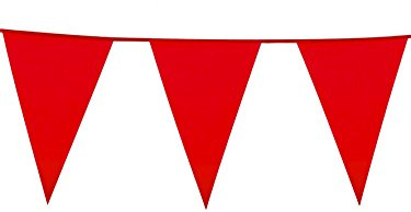 Boland Wimpelkette 45x30 (XL) rot