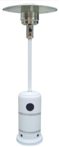 STUFA A FUNGO AEREA A GAS PATIO PER ESTERNO COLORE BIANCO