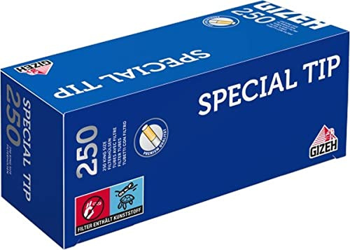 2000 (8x250) GIZEH Special Tip (Hülsen, Filterhülsen, Zigarettenhülsen)