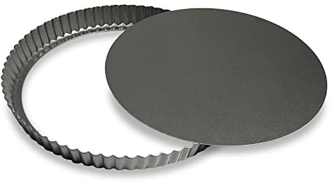 meleg otthon Tarteform,Quicheform,Non-stick Mit Hebeboden Torte Baking Pan,Obstku chenform und Backform (32cm x 1)