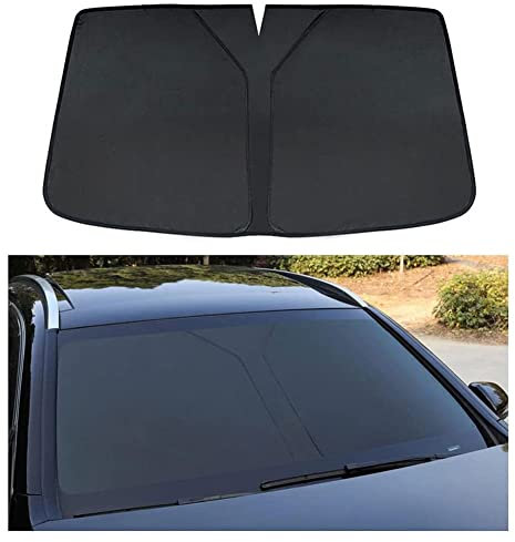 FüR Chevrolet Camaro 2011-2021 Auto Frontscheibe Sonnenschutz Sonnenblende Sonnendach Faltbar Selbsthaftende Windschutzscheiben Sonnenschutzabdeckung Sonnenschirm Uv-Schutz ZubehöR