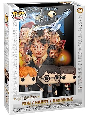 Funko POP! Movie Poster: Harry Potter - Sorcerer's Stone | Offizielles Owned IP Merch - Vinyl Sammelfigur als Regal Deko - Geschenkidee zum Geburtstag für Fans und Sammler