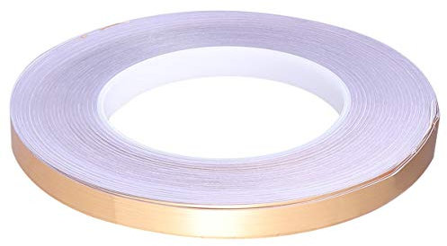 Homoyoyo Selbstklebendes Fliesenband Fliesenfugenfüller Aus Strapazierfähigem Material Wasserdichter Fliesenaufkleber Für Küche Und Bad Bodendichtungsband Gold