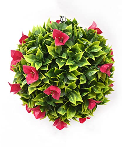 PROUH Bola Artificial Topiary, Flores Artificiales Bola De Boj para Exteriores, Prueba De La Intemperie Bola De Boj De Boj Adecuada para Jardín, Hogar, Boda (A 30cm)
