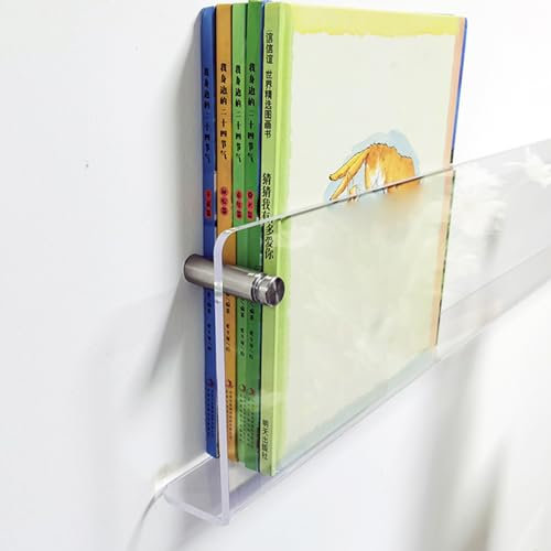 Zeitungsständer 1 2 3er Pack Aktenregal Aus Acryl Durchsichtiger Posthalter Wandhalterung Mit Zubehör, Comic-Display-Regal Magazin-Aufbewahrungs-Organizer, Lesesaal Empfang ( Color : 2pcs , Size : 110