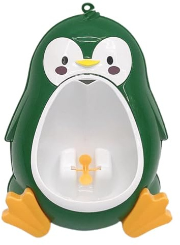 Urinal für Kleinkinder – Urinal für Töpfchen, stehend, Toilettentraining | Wand-Urinal für Kinder in Pinguin-Form, Halter im dynamischen Design | Wand-Urinal für Kinder in Pinguin-Form, Pipi-Halter im dynamischen Design