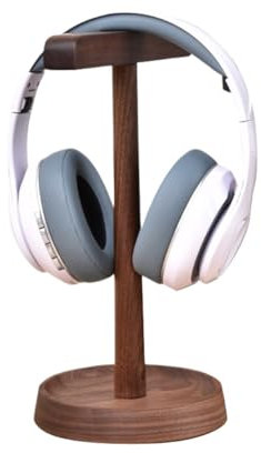 GTOULHH Supporti per Cuffie Supporto Cuffie Supporto for Cuffie in Noce Supporto for Cuffie da Tavolo in Legno Display Gancio Creativo for Auricolari Supporto per Cuffia