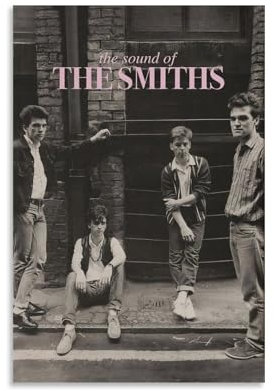 aizhimi Band The Smiths Vintage 90er Jahre Leinwand-Musikposter für Zimmer, ästhetische Leinwand, Wandkunst, Schlafzimmerdekoration, 30 x 45 cm
