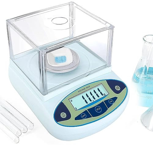 AYCDL Bilancia di precisione Digitale Bilancia Elettronica, Bilancia Industriale di pesatura da Laboratorio, Bilancia di conteggio da Cucina Bilancia scientifica, con(100g)