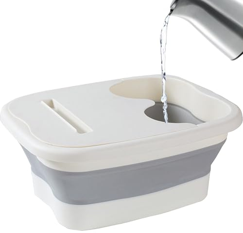 Baignoire pliable pour les pieds – Masseur de pieds | Baignoire de pieds et baignoire spa portable pour pieds pour femmes, enfants, hommes, entrée de piscine pour personnes âgées