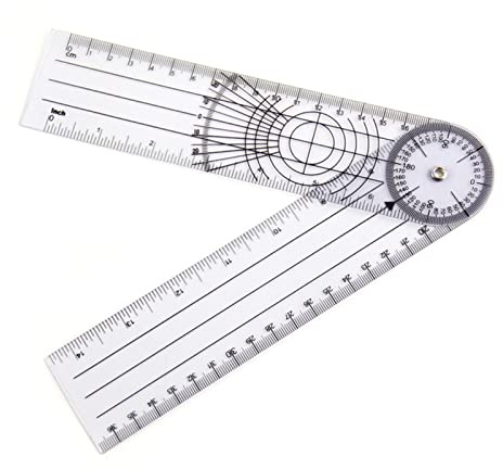 Gengutoo Orthopedic Medical Goniometer Goniometro Valuta la gamma di movimento articolare Trattamento professionale Plastica portatile