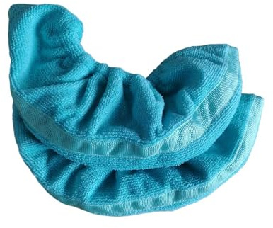 AMSLSIU Copertura Morbida per Pattini da Ghiaccio, Protezione per Pattini da Pattinaggio Artistico, Protezione per Ghiaccio, per Adulti, Taglia S, Blu, Blu, M