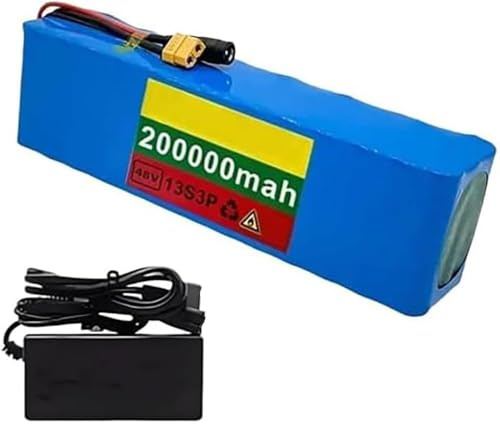 48V 200Ah Lithium Ion Ebike Battery Pack,For 200W~1000W Electric Bicycle And Scooter Motors,With Charger