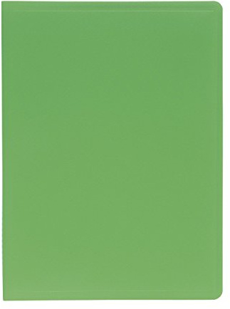 Exacompta - Ref. 8513E - 1 dokumentmapp OPAK - 10 antireflexbehandlade korniga fickor - 20 vyer - för A4-format - mått 24 x 32 cm - mjukt polyproomslag - mörkgrön färg