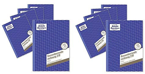 Avery Zweckform 318-10 Kassenbestandsrechnung (10 Stück)