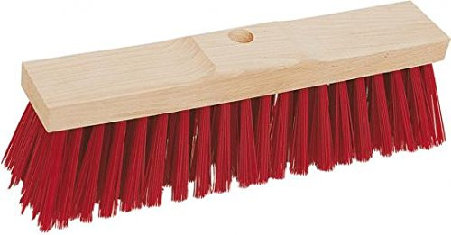 Straßenbesen 60cm, Elaston - Sattelholz mit Stielloch