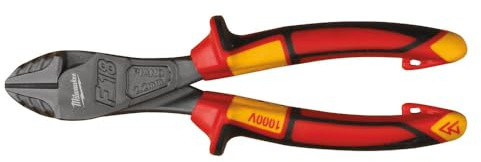 Milwaukee 932464569 VDE - Cortador diagonal (180 mm), color rojo