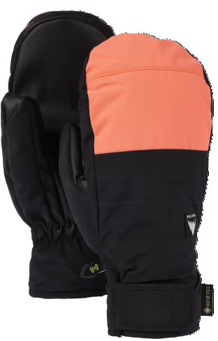 Burton Herren Reverb GORE‑TEX Fäustlinge, True Black/Tetra Orange, Größe S
