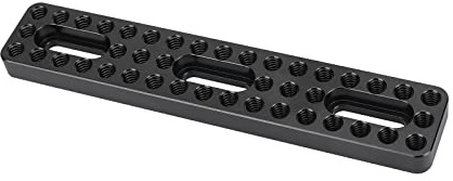 CAMVATE Kamera Lange Käseplatte mit 1/4 -20 Gewindelöchern für DLSR Setup
