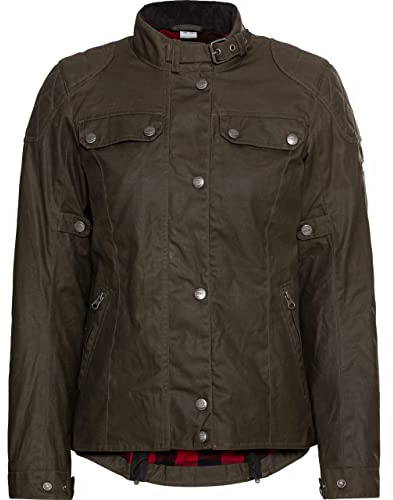 Spirit Motors Veste de Moto avec Protections Veste de Moto Disaster Dolly Vest Textile pour Femme Olive S, Femmes, Lifestyle, Toute l'année