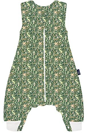Alvi Sleep-Overall Light Baby Schlafsack mit Füßen Sommerschlafsack Kinderschlafsack aus Baumwolle (GOTS Underwater World, 70 cm)