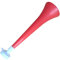 FUN FAN LINE Pack 3 Vuvuzelas de Plástico - Ideales para Animar, Festejar y Hacer Ruido - Fútbol, Conciertos y Eventos Deportivos - 120 DB de Ruido - Color Polonia