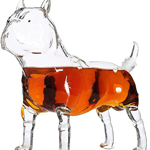 Decantador creativo para perros-Decantador de animales-Whiskey Vodka Shochu Wine Pot Home Can Use Decoration Decanter-1000ml/33.80oz