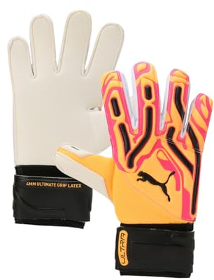 PUMA PUMA Ultra Pro RC, Unisex-Erwachsene Torwarthandschuhe, Sunset Glow-Sun Stream-PUMA Black, 8-041859