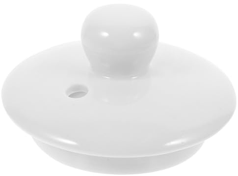 BIUDECO Teapot Lid Replacement Ceramic Teapot Lid Accessory for Tea Kettle Tea Pot Replacement Cover Round 2.20 in for Home Parties Camping Easy to Clean