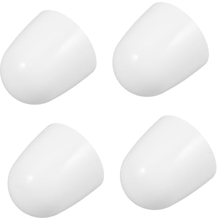 QUMIIRITY Set 4 Copribulloni Per Wc Decorativi, Tappi Per Bulloni Pavimento Sedile Wc, Materiale Robusto Resistente, Compatto e Facile Da Installare, Accessori Riparazione Sanitari