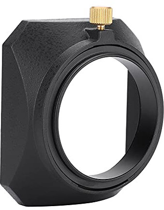 Paraluce per fotocamera da 46 mm, paraluce quadrato Paraluce per obiettivo DV portatile Filtro per obiettivo per fotocamera Paraluce da 46 mm per videocamera DV Filtro per