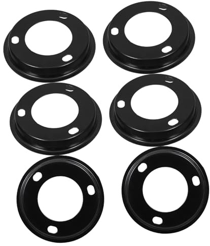 Happyyami Cubierta Protectora para Recortadora de Hilo Negra, 6 Piezas, Accesorio para Desbrozadoras y Cortacésped, Protección Antipolvo para Caja de Engranajes, Repuesto para Uso en Jardín