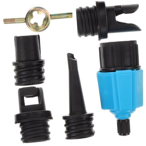 KICHOUSE Luftpumpenadapter Für Sup-Boote Und Schlauchboote Kompressor-aufsatz Aus Nylon Und Legierung Passt Standardventile Für Kajaks Und Boote